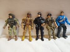  Soldier Force/Military Army Men 4" Action Figure Toy Mixed LOT of 5