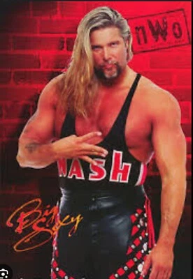 Póster WCW Big Sexy Kevin Nash Nuevo Orden Mundial Nuevo Stock Antiguo Foto 1 de 4