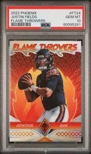 Justin Fields 2022 Phoenix Flame Throwers PSA 10 GEM MT - Picture 1 of 2