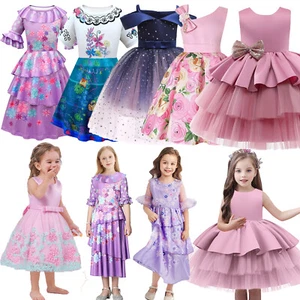 Flower Girls Bridesmaid Dress Baby Kids Birthday Party Wedding Dresses Princess - Picture 1 of 65
