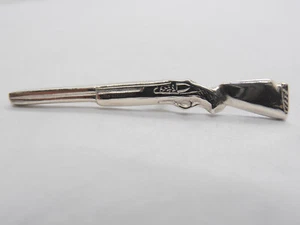 Fucile : Spilla da giacca (pins) in Argento 925 - Caccia - Tiro Volo - Piattello - Picture 1 of 8