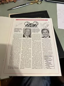 George Bush / Ben Hogan Signed Colonial Country Club - Picture 1 of 5