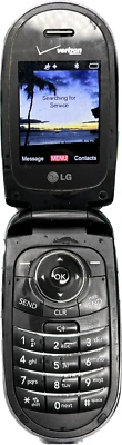 Flip-phone Verizon Wireless LG VX8350 prata câmera - Imagem 1 de 4