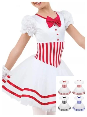 Dance Costume Leotard.In stock Mary Poppins,Competition,UK, Jolly Holiday Dress - Image 1 of 4