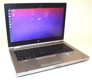 HP EliteBook 8460p 14" Laptop, 2.4gHz i7, 8GB RAM, 320GB HD, Ubuntu *Used*  - Picture 1 of 7