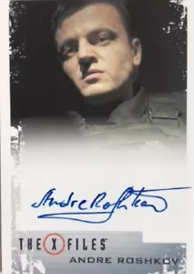 Expediente X autógrafo de Andre Roshkov como comandante de IA temporadas 10 y 11 - Imagen 1 de 1