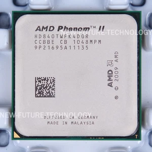 AMD Phenom II X4 840T (HD840TWFK4DGR) CPU 2000 MHz Processor 2.9 GHz Socket AM3 - Picture 1 of 1