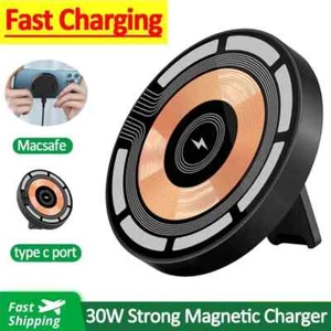 Cargador inalámbrico magnético de 30 W para iPhone 15 14 13 12 Pro Max carga inalámbrica rápida - Imagen 1 de 7