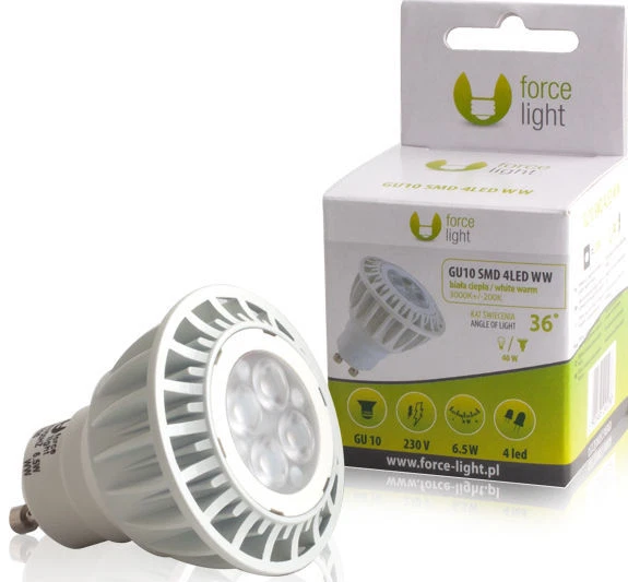 FOREVER LIGHT LED Spot Halogenspot Halogenlampe Strahler Leuchtmittel GU10 warmweiß 6,5W ~ 50W