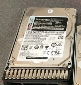 LENOVO 7XB7A00024 00YK013 2.5" 300GB 10K SAS 12Gb Hot Swap 512n HDD - Picture 1 of 4