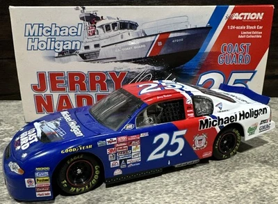 2000 Jerry Nadeau Michael Holigan Coast Guard 1/24 Action NASCAR Diecast - Image 1 of 4