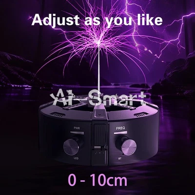 Bluetooth Musik Tesla Spule Lichtbogen Generator Künstlicher Blitz Berührbar Unterricht - Bild 1 von 4