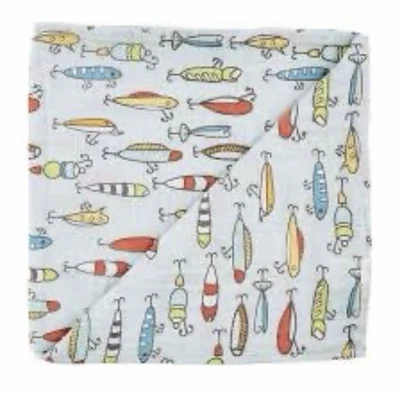 Грязь пирог муслин пеленки Baby одеяло рыболовные приманки 100% хлопок серый надежном - Изображение 1 из 4