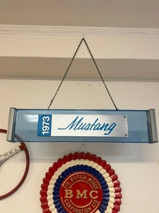 1973 Ford Mustang original dealership promo two sided hanging display. - Picture 1 of 1