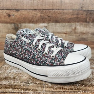 Converse Plateau Low Vintage Floral Damengröße 9,5 Sneaker Freizeit Schnürschuh - Bild 1 von 10