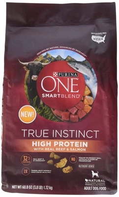 Purina Natural, High Protein Dry Dog Food, SmartBlend True Instinct With Real... - Image 1 of 2