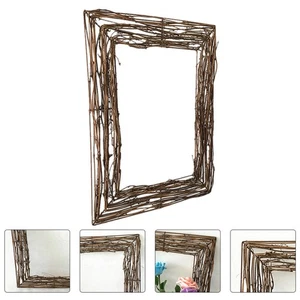 Guirnalda Base Decoración Coronas para Artesanía Puerta Ramita Marco Ratán Natural - Imagen 1 de 12
