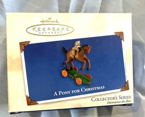 Hallmark Keepsake Ornament 2002 A Pony For Christmas 5th in Series  - Picture 1 of 2