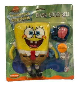 Vintage 2003 SpongeBob SquarePants PLUSH TOY DOOR BELL New & Unused RARE! - Picture 1 of 3