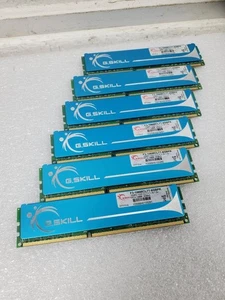 #10♻2x G.SKILL 6GB(3x2) DDR3 1333MHz (PC3-10666) F3-106667T-6GBPK Gaming Memory - Picture 1 of 5