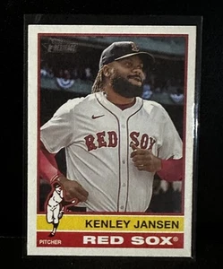 2025 Topps Heritage 'FLIP STOCK' SSP Kenley Jansen #/5 Copies Made- No. 325 - Picture 1 of 4