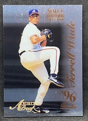 1996 Select Certified Artist's Proof #133 Terrell Wade /500 Atlanta Braves - Image 1 of 2