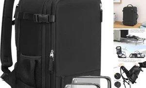 Travel Backpack for Men Women, Large Carry On Backpack, Personal Item Bag - Picture 1 of 7