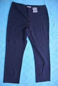 Suzannegrae NEW BLACK Ponte Pants Size XL-18 NEW Quality Stretch Fabric. PULL ON - Bild 1 von 1