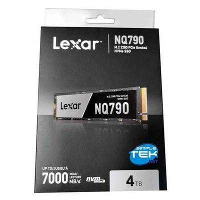 Lexar Nq790 SSD 4tb M.2 Nvme 2280 Pcie Gen 4x4 Disc Condition Solid Notebook - Image 1 of 4