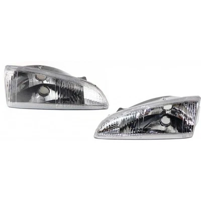 For 1995-1997 Dodge Intrepid Pair Headlights Driver and Passenger Unit - Image 1 of 4