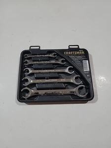 Craftsman Professional USA 5pc Full Polish Flare Nut Wrench Set No 42012 1/4-7/8 - Foto 1 di 20