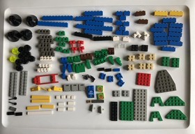 LEGO Star Wars: Watto's Junkyard set 7186, NO MINIFIGS/MANUAL AS-IS 44% complete