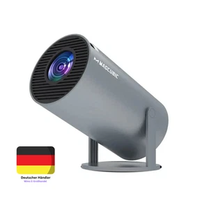 Beamer 4K Mini Beamer Android Projector Home Cinema Beamer Samsung Smartphone - Bild 1 von 11