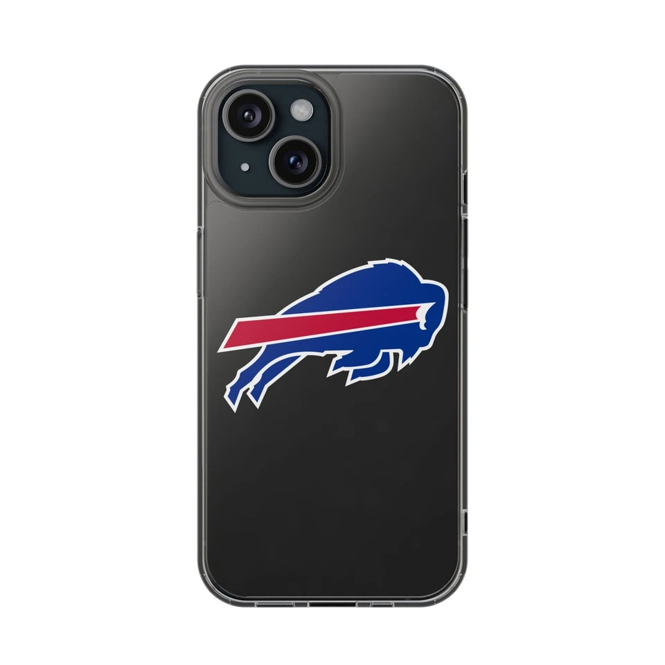 Buffalo Bills Clear Phone Case, NFL Fan Gift, Sports Merchandise, [...] - Image 1 of 1