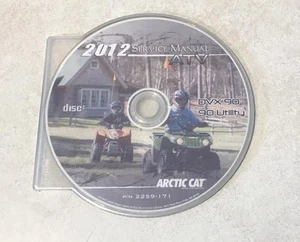 Arctic Cat 2012 DVX 90 Utility ATV Service Manual CD Genuine OEM 2259-171 - Picture 1 of 3