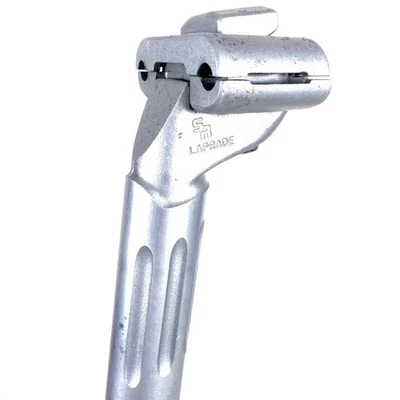 Tija de sillín de aluminio estriado SR Sakae Laprade 1984 Ø26,8/225 mm plateada Foto 1 de 4