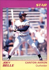 1989 Canton-Akron Indians Star #25 Joey Belle Shreveport Louisiana Baseball Card