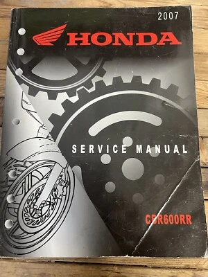 Manual de serviço original de fábrica Honda 2007 CBR600RR CBR600 RR 600RR 600 61MFj00 - Imagem 1 de 4