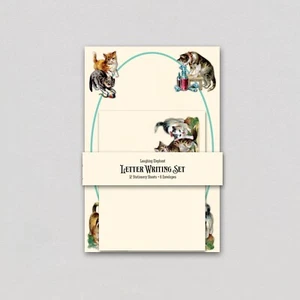 Laughing Elephant stationary set! Kittens at Play! Decorative sheets envelopes. - Picture 1 of 4