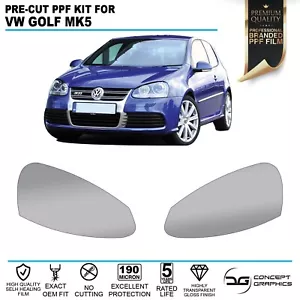 Headlight Stone Guard PPF Paint Protection Film For Volkswagen Golf mk5 GTI R32 - Picture 1 of 4