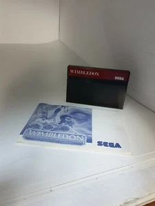 Wimbledon Tennis game for The Sega Master System Game & Manual TESTED #B16 - Picture 1 of 4