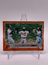 2022 Topps Baltimore Orioles Team Card #465 Orange Foil 299/299