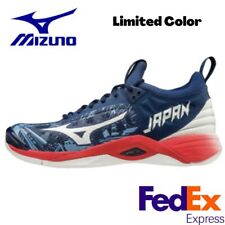 Mizuno Men's Volleyball shoes Wave Momentum Limited White / Blue V1GA191164 rare