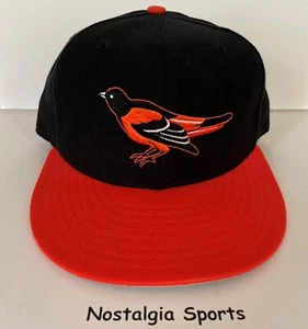Vintage BALTIMORE ORIOLES NEW ERA 59/50 *DIAMOND* HAT NEW Old Stock FITTED Sz 7 - Picture 1 of 5