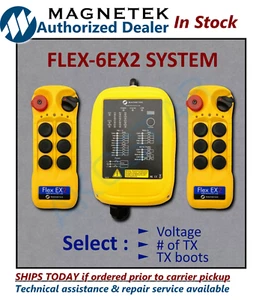 Magnetek FLEX-6EX2-09-2T/1T New Overhead Crane Hoist Radio Remote Control System - Picture 1 of 1
