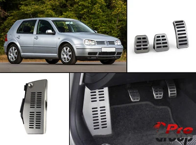 Pedalset Pedale Pedalkappen Fußstütze Für VW Golf 4 TDI GTI R32 Bora Beetle Neu - Bild 1 von 4