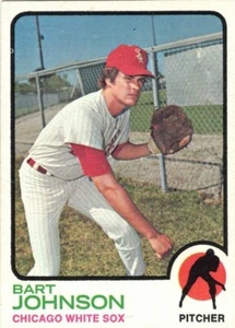 BART JOHNSON-PITCHER-CHICAGO WHITE SOX-#506-1973 TOPPS -GREAT SHAPE - Picture 1 of 2