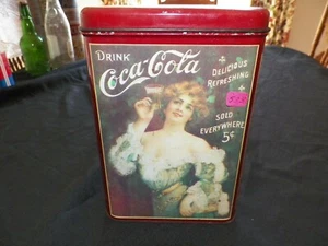 COCA-COLA DECORATIVE METAL TIN "THE PALMS" 1985 - Picture 1 of 12