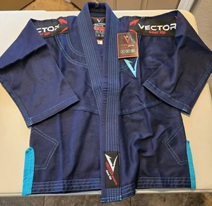 New Vector Sports Gear Attila Series Blue Brazilian Jiu Jitsu Gi Suit K2 Kids - Picture 1 of 21