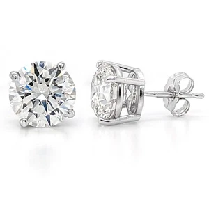 2.05 Ct Round Diamond Stud Solitaire Earrings Lab Grown - Picture 1 of 1